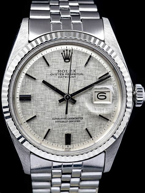 rolex vintag 1970 cinturino jubile datajust|Rolex Datejust 36 36mm Ref.1601 Year:1970 Steel and White Gold.